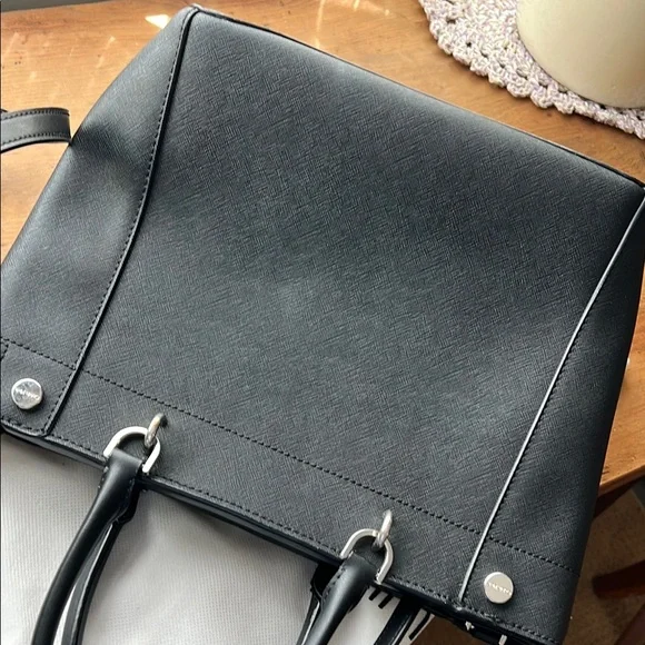 Calvin Klein Black Crossbody Bag with Silver Details - Picture 5 of 10